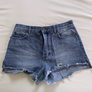 Women's Blue Denim Shorts